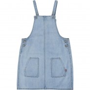 Preisvergleich für Kleider & Röcke: Kinder Kleid LVG light blue denim Gr. 176 Mädchen Kinder