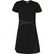 Preisvergleich für Kleider & Röcke: Kinder Kleid schwarz Gr. 164 Mädchen Kinder