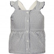 Preisvergleich für Oberteile: Kinder Kurzarmbluse, Organic Cotton offwhite Gr. 110 Mädchen Kleinkinder