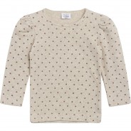 Preisvergleich für Oberteile: Kinder Langarmshirt AILEEN offwhite Gr. 116 Mädchen Kinder
