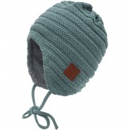Preisvergleich für Mützen & Accessoires: Kinder Mütze blau Gr. 43 Jungen Baby