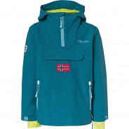 Preisvergleich für Jacken & Outdoorkleidung: Kinder Outdoorjacke BERGEN petrol Gr. 116