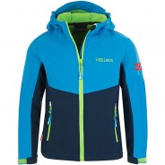 Preisvergleich für Jacken & Outdoorkleidung: Kinder Outdoorjacke KRISTIANSAND dunkelblau Gr. 116 Jungen Kinder