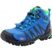 Preisvergleich für Schuhe: Kinder Outdoorschuhe TROLLTUNGA blau/grün Gr. 40