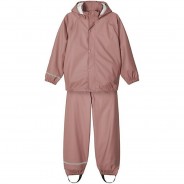 Preisvergleich für Jacken & Outdoorkleidung: Kinder Regenanzug NKNDRY altrosa Gr. 86