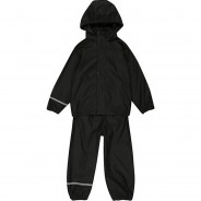 Preisvergleich für Jacken & Outdoorkleidung: Kinder Regenanzug NKNDRY schwarz Gr. 152