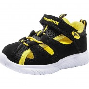 Preisvergleich für Schuhe: Kinder Sandalen ROCK LITE EV von KangaROOS schwarz/grün Gr. 25