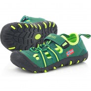 Preisvergleich für Schuhe: Sandale Sandefjord Outdoorsandalen dunkelgrün Gr. 27