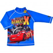 Preisvergleich für Bademode: Kinder Schwimmshirt Cars mit UV-Schutz blau Gr. 98/104
