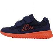 Preisvergleich für Schuhe: Kinder Sneakers Low blau/orange Gr. 28