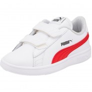 Preisvergleich für Schuhe: Kinder Sneakers Low PUMA SMASH V2 L V PS weiß-kombi Gr. 35
