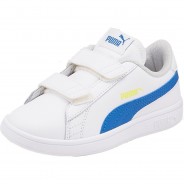 Preisvergleich für Schuhe: Kinder Sneakers Low PUMA SMASH V2 L V PS weiß-kombi Gr. 35