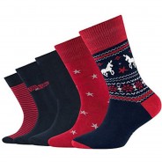 Preisvergleich für Strumpfwaren: Kinder Socken, 5er Pack - Mädchen, Ringel-Sterne-Einhorn, Bio-Baumwolle Socken  mehrfarbig Gr. 35-38 Mädchen Kinder
