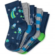 Preisvergleich für Strumpfwaren: Kinder Socken 5er Pack  mehrfarbig Gr. 27-30 Jungen Kinder
