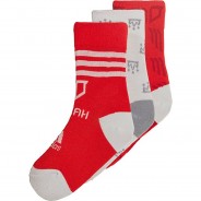 Preisvergleich für Strumpfwaren: Kinder Socken MO SALAH grau/rot Gr. 25-27