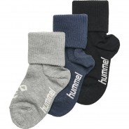 Preisvergleich für Strumpfwaren: Kinder Socken SORA 3er Pack schwarz/grau Gr. 18-20