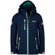 Preisvergleich für Jacken & Outdoorkleidung: Kinder Softshelljacke blau Modell 3 Gr. 152
