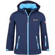 Preisvergleich für Jacken & Outdoorkleidung: Kinder Softshelljacke OSLOFJORD blau Gr. 140