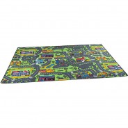 Preisvergleich für Heimtextilien: Kinder Spiel Teppich City Play Spielteppiche bunt Gr. 160 x 160