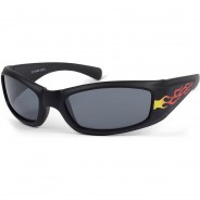 Preisvergleich für Accessoires für Kinder: Kinder Sport Sonnenbrille mit Flammen Print Kinder grau Gr. one size  Kleinkinder