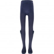 Preisvergleich für Strumpfwaren: Kinder Strickstrumpfhose blau Gr. 134/146 Mädchen Kinder