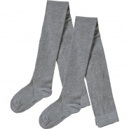 Preisvergleich für Strumpfwaren: Kinder Strickstrumpfhose Doppelpack grau Gr. 110/116 Mädchen Kleinkinder