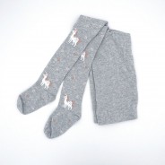 Preisvergleich für Strumpfwaren: Kinder Strickstrumpfhose grau Gr. 122/128 Mädchen Kinder