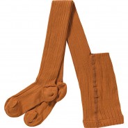 Preisvergleich für Strumpfwaren: Kinder Strickstrumpfhose TIG, Organic Cotton braun-kombi Gr. 22-24