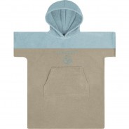 Preisvergleich für Bademode: Kinder Surfer Poncho Puwai Badeponchos hellblau Gr. 116/134
