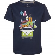 Preisvergleich für Oberteile: Kinder T-Shirt HUCKEPACK dunkelblau Gr. 116/122