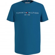 Preisvergleich für Oberteile: Kinder T-Shirt, Organic Cotton blau Gr. 176