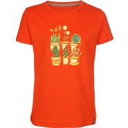 Preisvergleich für Oberteile: Kinder T-Shirt PLANTSAREFRIENDS  rot Gr. 104/110 Mädchen Kleinkinder