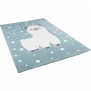Preisvergleich für Heimtextilien: Kinder Teppich Maui Kids Alpaka Pastell Spielteppiche blau Gr. 80 x 150