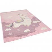 Preisvergleich für Heimtextilien: Kinder Teppich Maui Kids Alpaka Pastell Spielteppiche rosa Gr. 140 x 200