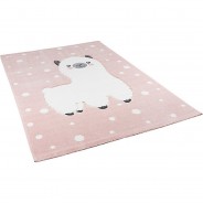 Preisvergleich für Heimtextilien: Kinder Teppich Maui Kids Alpaka Spielteppiche rosa Gr. 120 x 170