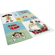 Preisvergleich für Heimtextilien: Kinder Teppich Maui Kids Pirat Spielteppiche bunt Gr. 140 x 200