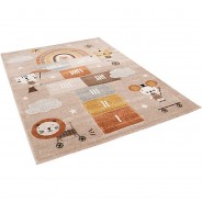 Preisvergleich für Heimtextilien: Kinder Teppich Maui Kids Spielwelt Spielteppiche beige Gr. 200 x 290