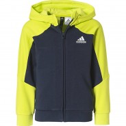 Preisvergleich für Jacken & Outdoorkleidung: Kinder Trainingsjacke FT KN JKT blau/gelb Gr. 128