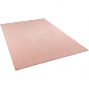 Preisvergleich für Heimtextilien: Kinder und Jugend Teppich Trendline Modern Stars Spielteppiche rosa Gr. 80 x 150