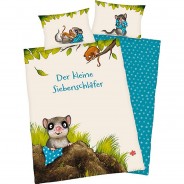 Preisvergleich für Heimtextilien: "Kinder-Wendebettwäsche ""Der kleine Siebenschläfer"" Flanell" bunt Gr. 100 x 135 + 40 x 60