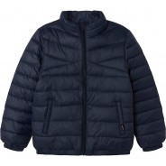 Preisvergleich für Jacken & Outdoorkleidung: Kinder Winterjacke NKNMARLEY dunkelblau Gr. 140