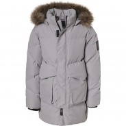 Preisvergleich für Jacken & Outdoorkleidung: Kinder Wintermantel NKNMARO grau Gr. 134