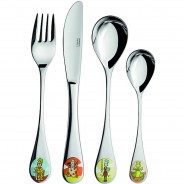 Preisvergleich für Essen & Trinken: Kinderbesteck Ritter, 4-tlg. silber