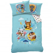 Preisvergleich für Heimtextilien: Kinderbettwäsche Flanell, Paw Patrol Dodo, 100 x 135 + 40 x 60 cm blau