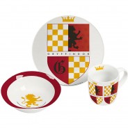 Preisvergleich für Essen & Trinken: Kindergeschirr Gryffindor 3-teilig Kindergeschirrsets bunt