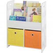 Preisvergleich für Aufbewahren: Kinderregal Bücherregal Kinder, Spielzeug-Organizer weiß  Kinder