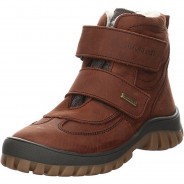 Preisvergleich für Schuhe: Jungen Stiefel Schuhe Klettboots Kinderschuhe Fettleder uni Winterstiefel dunkelbraun Gr. 29 Jungen Kinder