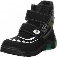 Preisvergleich für Schuhe: Luga Boots Synthetikkombination Animal Print Winterstiefel schwarz Gr. 26 Jungen Kinder
