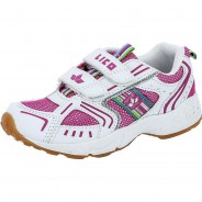 Preisvergleich für Sportbekleidung: Kindersportschuh Silverstar V Hallenschuhe weiß Gr. 34 Mädchen Kinder