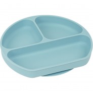Preisvergleich für Essen & Trinken: Kinderteller Blue Bear, Silikon pink